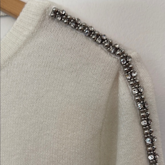 NEW 1. State Embellished V-Back Long Sleeve Sweater Soft Knit - Picture 8 of 15